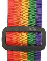 Hete verkoop 🔥 SUNMOOL Kofferriem Met TSA Cijfer Slot - Bagage Riem - Luggage Strap - 200 Cm - Regenboog & Zwart - 4 Stuks 🥰 -Gabbag-winkel 191x840 1