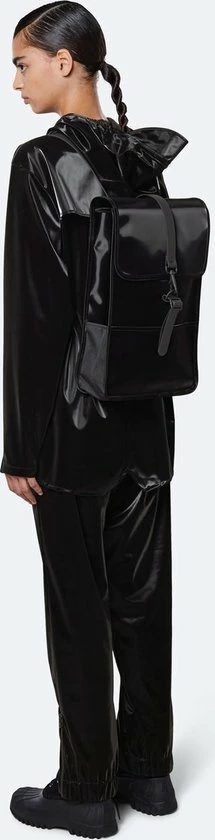 Uitgang π Rains Mini Rugzak Unisex 9L - Velvet Black π - Afbeelding 6