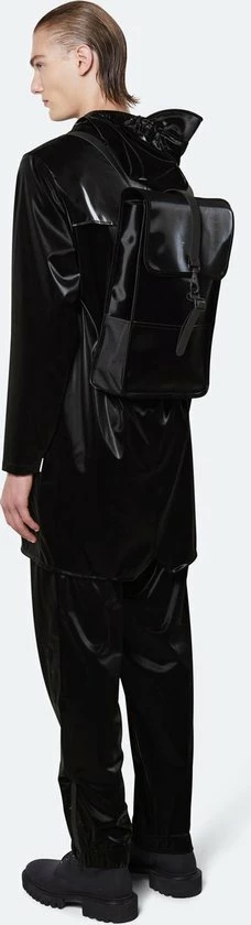 Uitgang π Rains Mini Rugzak Unisex 9L - Velvet Black π - Afbeelding 7