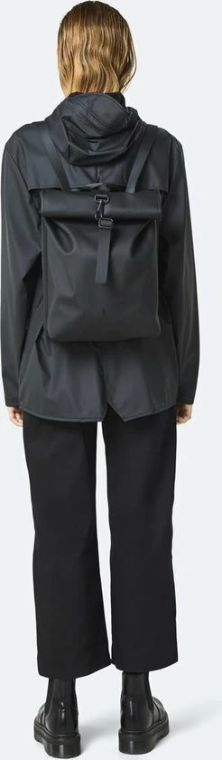 Flash-uitverkoop β€οΈ Rains Rolltop Mini Unisex - Zwart - One Size β€οΈ - Afbeelding 7