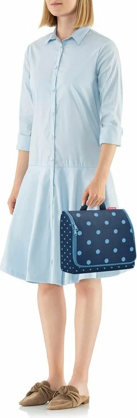 Top 10 π― Reisenthel Toiletbag XL Toilettas Ophangen - 4L - Mixed Dots Blue Blauw π - Afbeelding 5