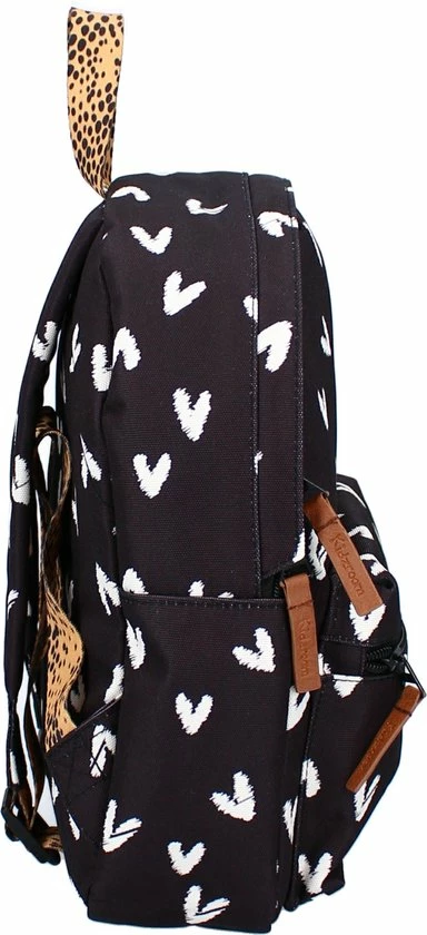 Beste Verkoop π₯° Kidzroom Lucky Me - Rugzak - 2 T/m 6 Jaar - Zwart - Hartjes π - Afbeelding 2