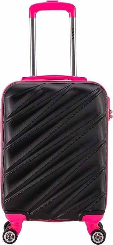 Aanbiedingen π€© Decent Lumi Fix π Handbagage Koffer - 55 Cm - Black/Pink π―