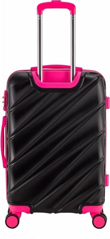 Aanbiedingen π€© Decent Lumi Fix π Handbagage Koffer - 55 Cm - Black/Pink π― - Afbeelding 2