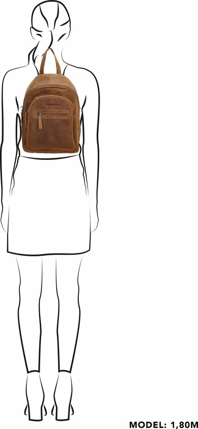 Goedkoop π― Hide & Stitches Idaho Rugzak - Bruin π - Afbeelding 4