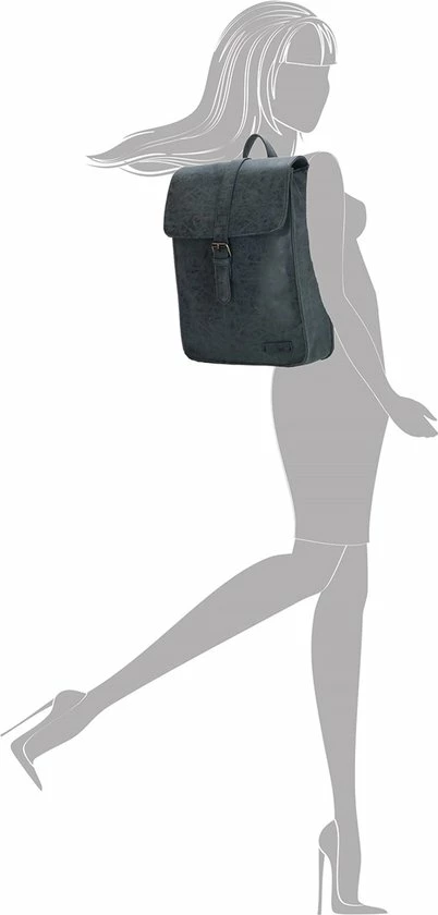 Promo π₯ Enrico Benetti Kate 66455 Rugtas Met Tabletvak - Blauw β€οΈ - Afbeelding 7