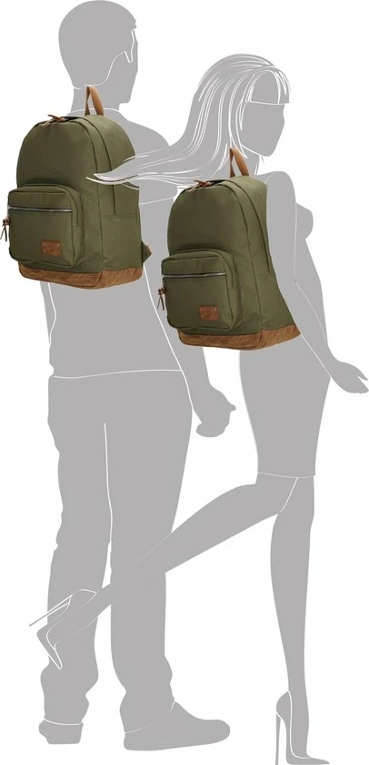 Beste deal π Enrico Benetti Santiago 46160 Laptoprugzak Met 15" Laptopvak - Olijfgroen β¨ - Afbeelding 7