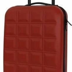 Goedkoopste ⌛ Norlander Norländer Cabin Size Trolley Squared Rood ❤️