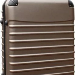 Gloednieuw 👏 Travelerz Reiskoffer Met Wielen 95 Liter - Lichtgewicht - Cijferslot - Champagne 😀