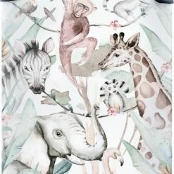 Goedkoopste βοΈ MuchoWow Koffer - Waterverf - Dieren - Jungle - Olifant - 35x55x20 Cm - π Handbagage - Trolley - Fotokoffer π