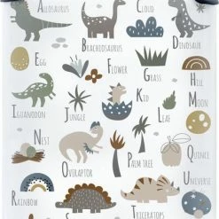 Promo π MuchoWow Koffer - Trolley - Kinderen - Dino - Alfabet - 35x55x20 Cm - π Handbagage Koffer- Reiskoffer π―