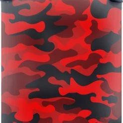 Korting π€© MuchoWow Koffer - Camouflage - Rood - Patronen - Past Binnen 55x40x20 Cm En 55x35x25 Cm - π Handbagage - Trolley - Fotokoffer π