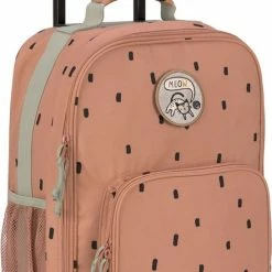 Beste Verkoop β¨ Lässig Reiskoffer Trolley Happy Prints - Caramel β€οΈ