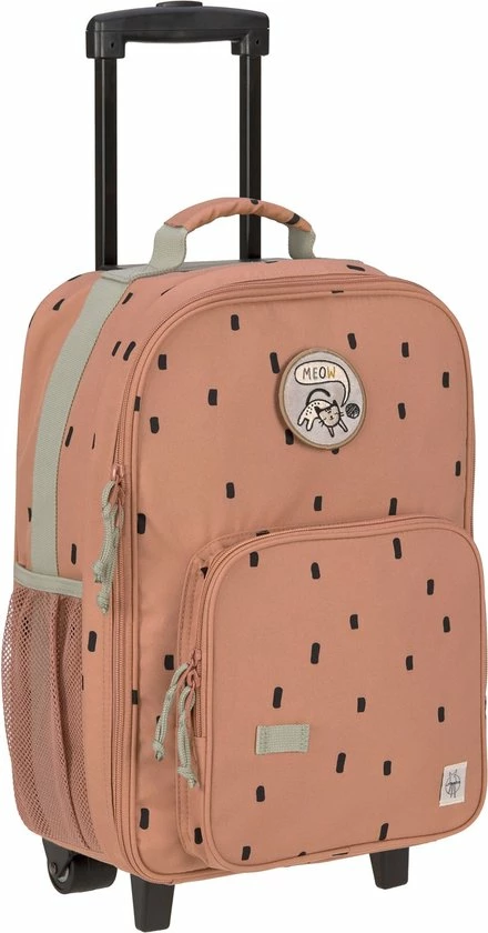 Beste Verkoop β¨ Lässig Reiskoffer Trolley Happy Prints - Caramel β€οΈ