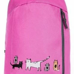 Nieuw 💯 Biggdesign-Cats Collection- Mini-rugzak- Roze-23x40x12cm 🧨