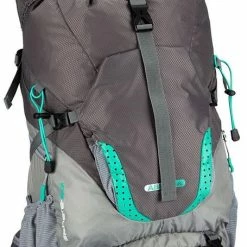 Uitgang ๐งจ Abbey Camp Abbey Rugzak Trekking Met Verstelsysteem - Sphere 60L - Antraciet/Grijs/Smaragd ๐