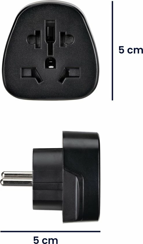 Goedkoop π Kwmobile Kwcommerce Reisstekker UK Naar EU – Geschikt Voor Stopcontacten Type C, E En F - Set Van 2 Stuks - Reisadapters - Zwart π 7 Goedkoop π Kwmobile Kwcommerce Reisstekker UK Naar EU – Geschikt Voor Stopcontacten Type C, E En F - Set Van 2 Stuks - Reisadapters - Zwart π - Afbeelding 7