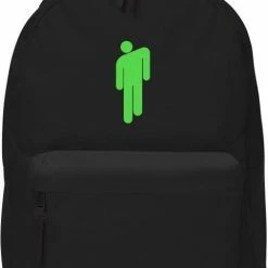 Goedkoop 🔔 Rocksax Billie Eilish Rugtas Bad Guy Verstelbare Shouder Banden Zwart ⭐