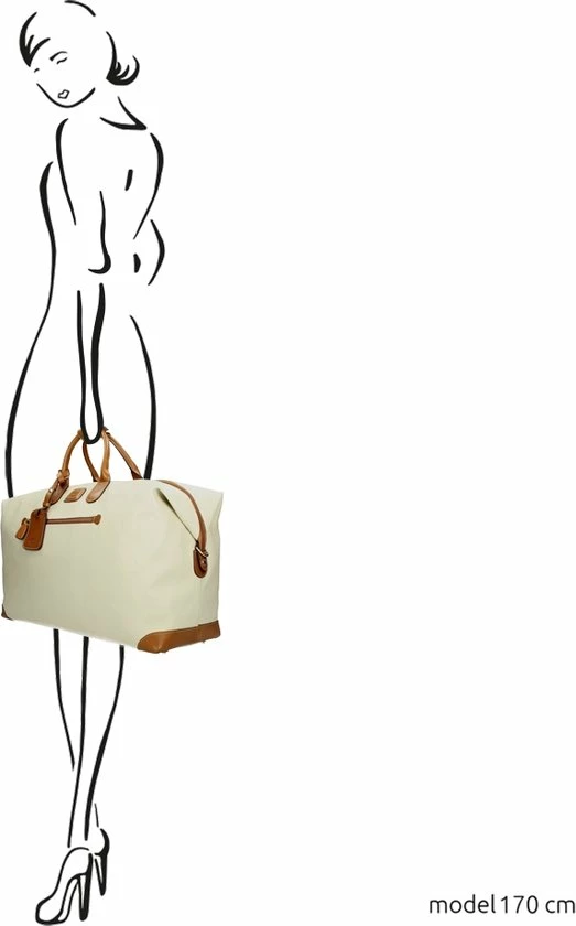 Coupon β€οΈ Bric's Reistas / Weekendtas / π Handbagage - Firenze - 55 Cm (small) - Wit π₯° - Afbeelding 6
