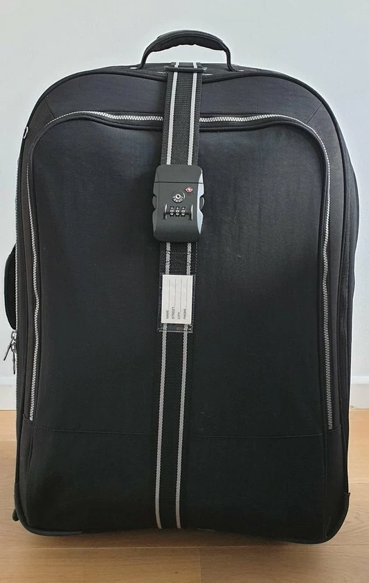 Beste recensies van π SUNMOOL Kofferriem Met TSA Cijfer Slot - Bagage Riem - Luggage Strap - 200 Cm - Zwart - 1 Stuk β - Afbeelding 5