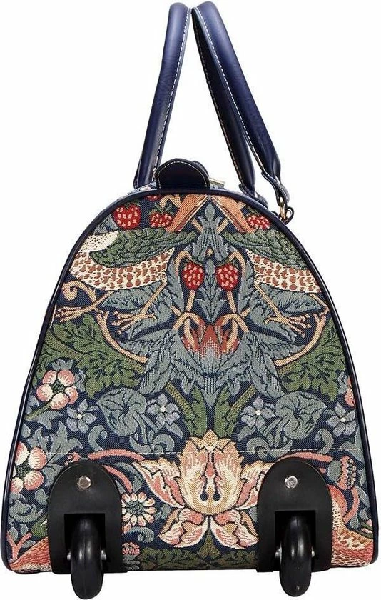Beste recensies van β¨ Signare - Weekendtas Met Wielen Strawberry Thief Blue - William Morris βοΈ - Afbeelding 5