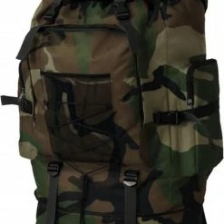Flash-uitverkoop 👏 VidaXL Rugzak Legerstijl XXL 100 L Camouflage 🔥