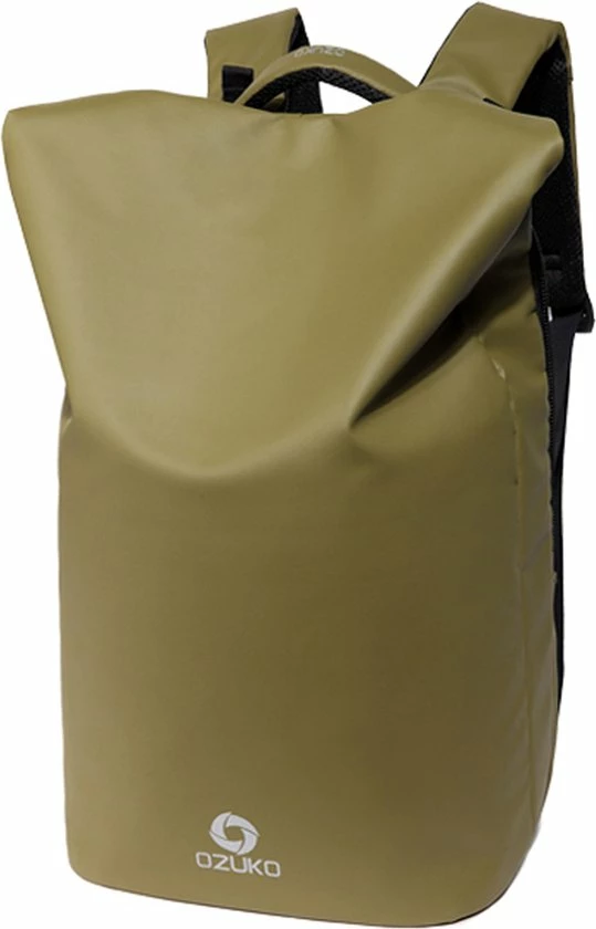Aanbiedingen π OZUKO - De Slimme Anti Diefstal Rugzak Met Laptopvak - Olijfgroen π―