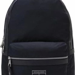 Aanbiedingen 💯 Tommy Hilfiger Mannen Laptop Rugzak / Rugtas / Laptoptas - Signature - Blauw - 13 Inch 🤩