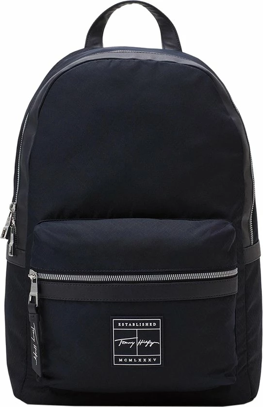 Aanbiedingen π― Tommy Hilfiger Mannen Laptop Rugzak / Rugtas / Laptoptas - Signature - Blauw - 13 Inch π€©