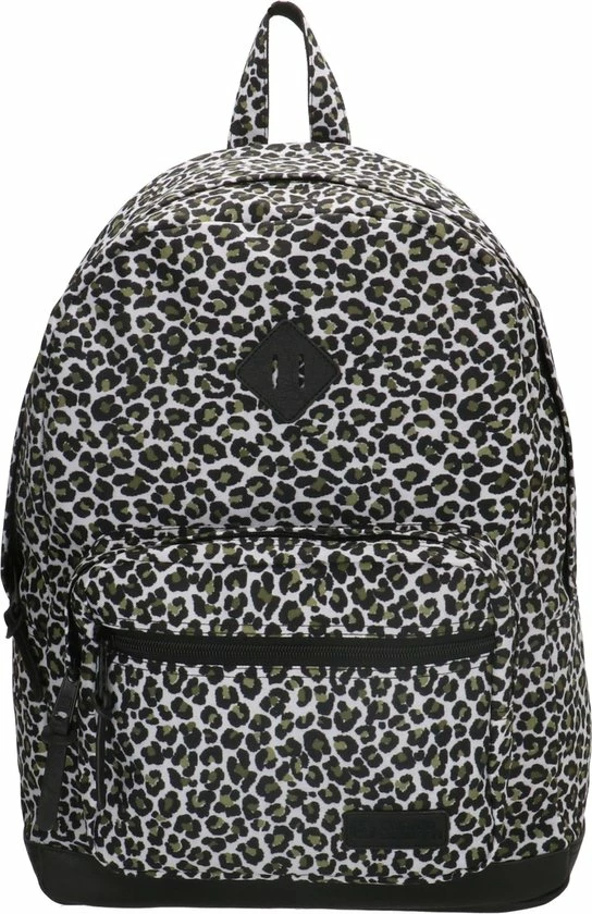 Flash-uitverkoop π Enrico Benetti Londen 46122 Laptoprugzak Met 15" Laptopvak - Olijf Groen Panter Print π