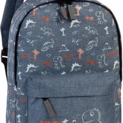 Begroting 🎁 Fabrizio Rugzak - Dino Explorer - 36 X 25 X 12 Cm - Denim 🛒