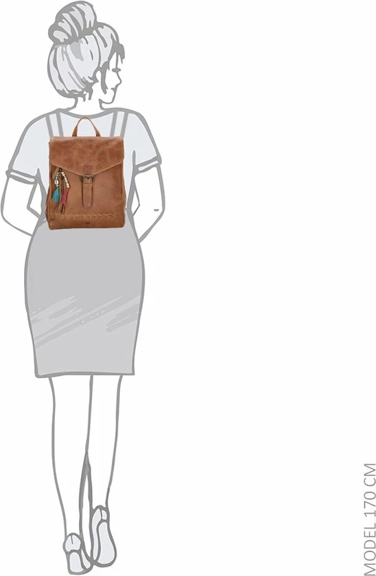 Groothandel π Micmacbags Friendship Rugzak - Bruin βοΈ - Afbeelding 11