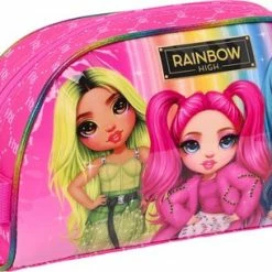 Beste Verkoop 🎉 Rainbow High Toilettas, Pink - 26 X 16 X 9 Cm - Polyester ✨