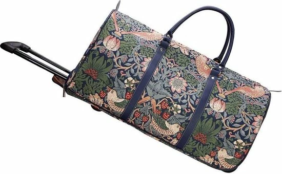 Beste recensies van β¨ Signare - Weekendtas Met Wielen Strawberry Thief Blue - William Morris βοΈ - Afbeelding 6