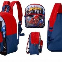 Top 10 😀 Marvel Spiderman Rugtas Met Voorvak - 30 X 25 Cm. - Spider-Man Rugzak - Rood Met Blauw ❤️