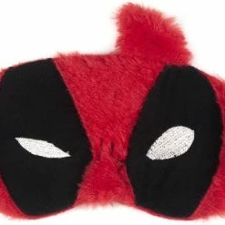 Uitgang 🔥 Cerda Deadpool Slaapmasker Rood - Marvel - Pluche - Official Merchandise 🧨
