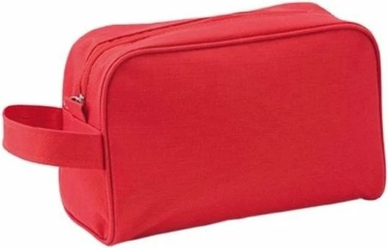Korting 𧨠Merkloos Toilettas/make-up Tas Rood Met Handvat 21,5 Cm Voor Heren/dames - Reis Toilettassen/make-up Etui - π Handbagage π 1 Korting 𧨠Merkloos Toilettas/make-up Tas Rood Met Handvat 21,5 Cm Voor Heren/dames - Reis Toilettassen/make-up Etui - π Handbagage π