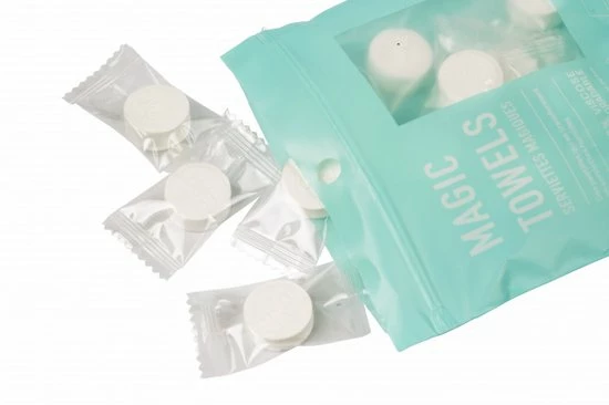 Aanbiedingen π Passion Cosmetics Paris 12 Magic Towels - Per Stuk Verpakt In 1 Zakje - 100% Biologisch Afbreekbaar - Zonder Parfum - 22 X 24 Cm - Doekje - Handdoekje π₯ - Afbeelding 2