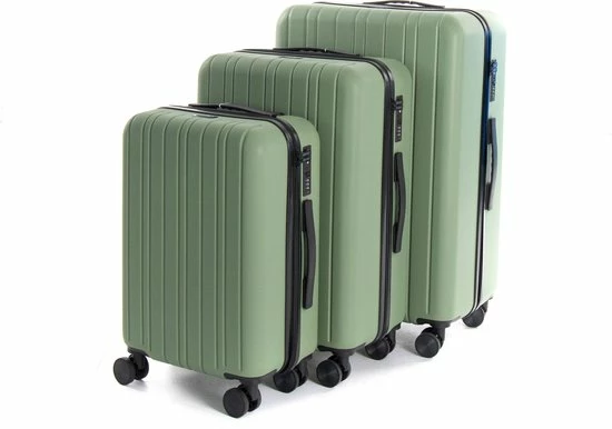 Uitgang π AttitudeZ Azur Reiskoffer Large Olijfgroen 76cm - TSA-slot π₯° - Afbeelding 4