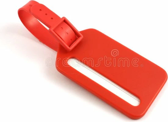 Beste Pirce π RemGoods Bagagelabel Rood Met Riempje - 6 Stuks - Koffers π Handbagage Labels π₯