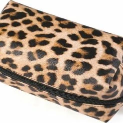 Goedkoopste 🤩 Evvie Toilettas Beautycase Etui Organizer Voor Toiletartikelen, Makeup En Make-up Kwasten - Panter Bruin 😀 -Gabbag-winkel 550x407 2