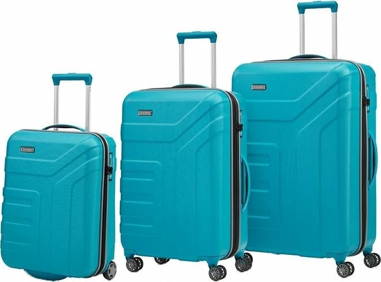 Beste deal π Travelite Vector 4 Wheel Trolley L Turquoise π₯° - Afbeelding 12