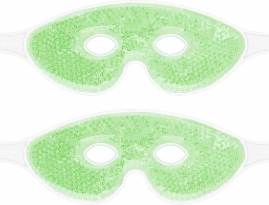 Gloednieuw β Navaris Set Van 2 Oogmaskers - Herbruikbare Gelmaskers Voor Koud Of Warm Gebruik - Verwarmend Of Verkoelend Voor De Ogen - Hot Cold Oogmasker In Groen β¨ - Afbeelding 5
