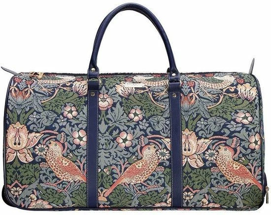 Beste recensies van β¨ Signare - Weekendtas Met Wielen Strawberry Thief Blue - William Morris βοΈ - Afbeelding 8