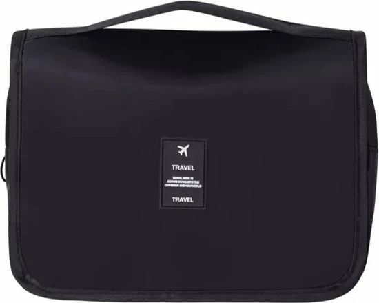 Top 10 π SLC Collection – Toilettas Met Ophanghaak – Zwart – Organizer – Travelbag – Reistas – Beautycase π
