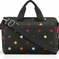Korting 🛒 Reisenthel Allrounder S Pocket Reistas - 11L - Dots Zwart 🤩