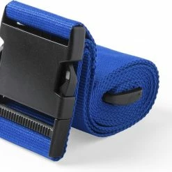 Coupon 🎁 Merkloos Kofferriem - Bagageriem - Spanband Bagage - Kofferband - Reisaccessoires - Verstelbaar - 180 Cm - Blauw 🤩