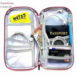 Beste Verkoop 🔔 Now4you Travel Organizer - Reis Portemonnee – Paspoorthoesje- Roze 🔥 -Gabbag-winkel 550x473 3