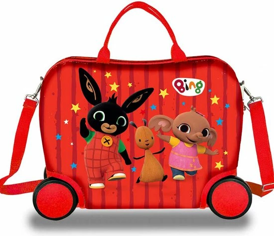 Flash-uitverkoop 𧨠Bing Bunny Reiskoffer - 40 X 32 X 20 Cm - Rood β 1 Flash-uitverkoop 𧨠Bing Bunny Reiskoffer - 40 X 32 X 20 Cm - Rood β