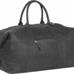 Beste Pirce ✔️ Chesterfield Leren Reistas / Weekendtas Porthmouth - 43 Liter - Zwart 🔔